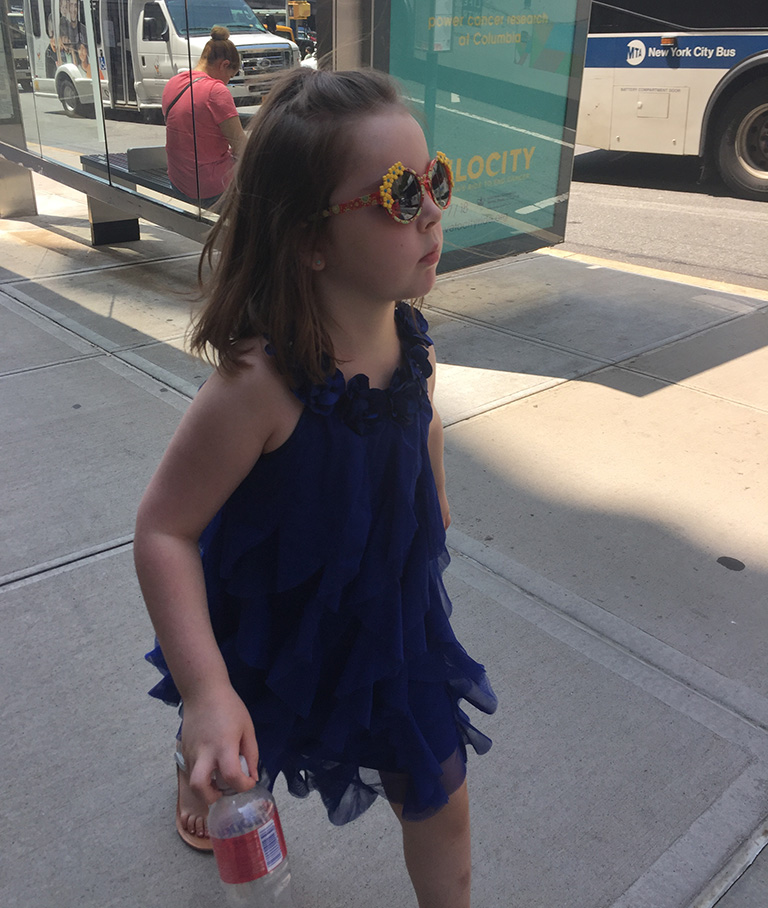 Ella Walking in the City
